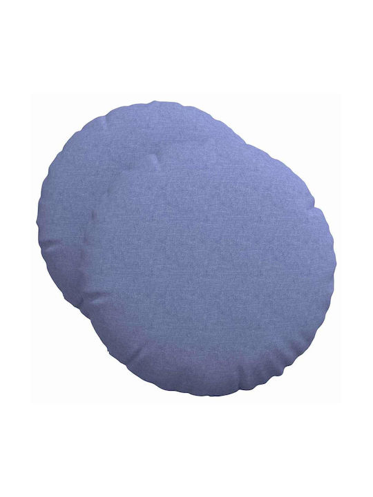 vidaXL Μαξιλάρι Καναπέ Μπλε Τζην 50x50εκ.