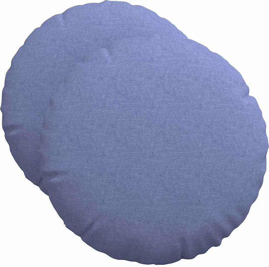 vidaXL Възглавница за диван Jeans Blue 2бр 50x50см.