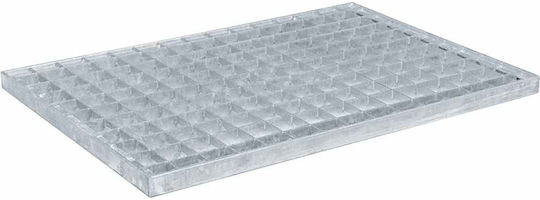 Vidaxl Silver Screen 50 X 35 X 2 Cm Galvanized Steel Cold Dipped