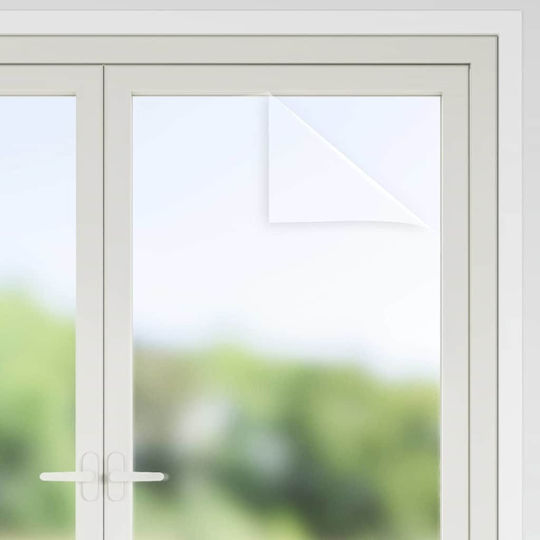 Statische Fensterfolie Grau Matt Effekt 45 X 2000 Cm PVC