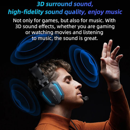 Yesido EK03 Over Ear Gaming Headset with Connection 3.5mm