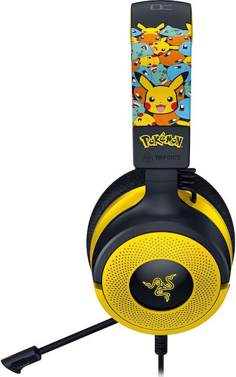 Razer Kraken V4 X - Kanto Starters Over Ear Gaming Headset με σύνδεση 3.5mm Πολύχρωμο for Nintendo Switch / PC / PS4 / PS5