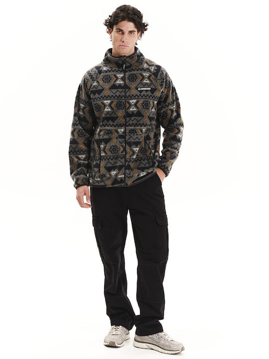 Men's Fleece Cardigan Green