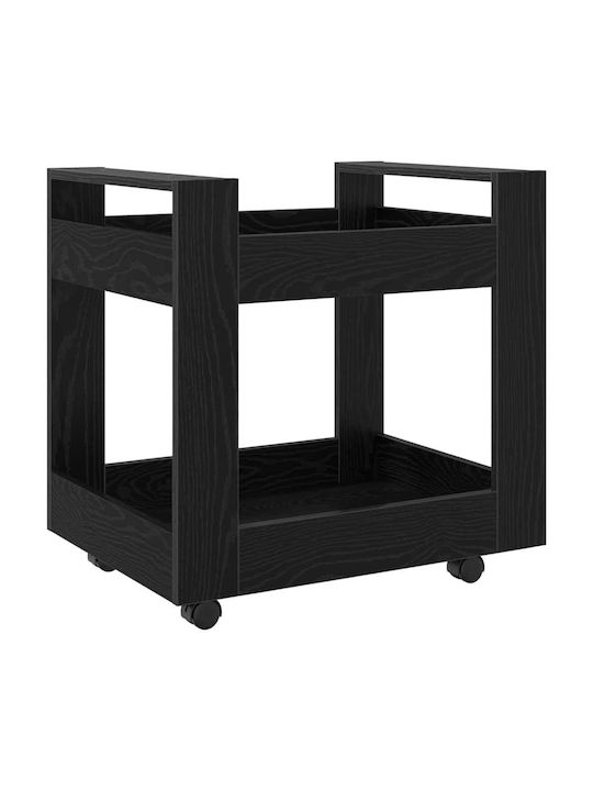Cabinet de Birou cu roți Μαύρη Οξυά 60x45x60cm
