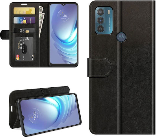 Erbord Wallet Δερματίνης / Δερμάτινο / Πλαστικό Μαύρο (Moto G50)