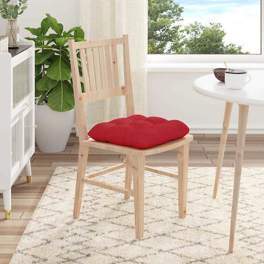 vidaXL Μαξιλάρι Καναπέ Κόκκινο 40x40εκ.