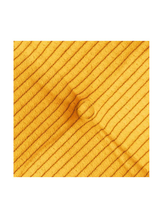 vidaXL Perna De Canapea Galbenă 40x40cm