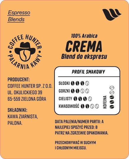 Coffee Hunter Καφές Espresso σε Κόκκους 1kg