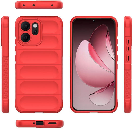 Magic Shield Задна корица Силикон Червен (Oppo Reno14F)
