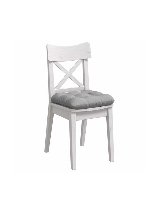 vidaXL Възглавница За Диван Сива 45x45см