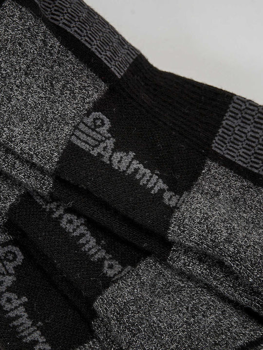 Admiral Men's Socks Black 3Pack Admiral Men's Socks Black 3Pack
