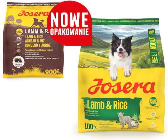 Josera 3kg Ξηρά Τροφή για Ενήλικους Σκύλους με Αρνί και Ρύζι