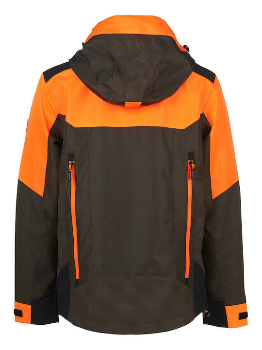 Univers Jachetă de vânătoare Softshell Verde/Arancio