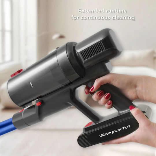 Rohnson Mamba Airpro M27 Rechargeable 2 in 1 Stick & Handheld Vacuum 29.6V Blue