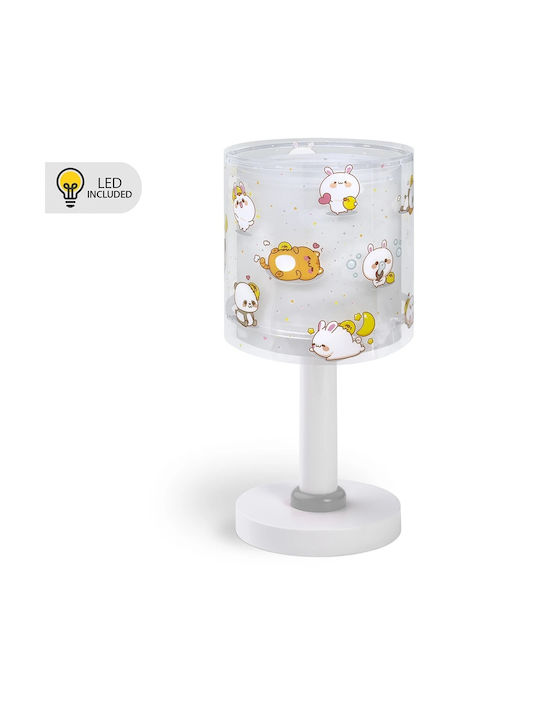 Ango Led Παιδικό Διακοσμητικό Φωτιστικό Γκρι 30x15cm