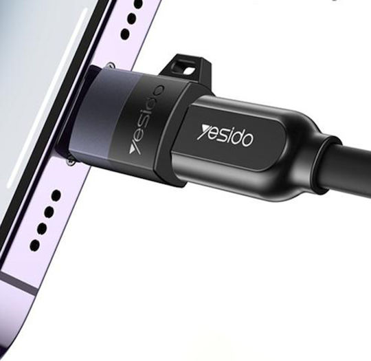 Yesido Converter micro USB male to Lightning female Gray 1pcs