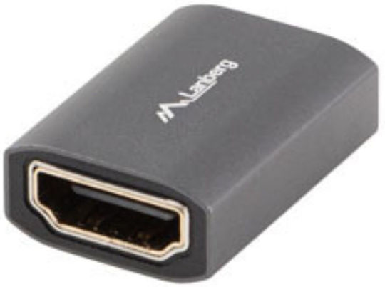 Lanberg Μετατροπέας HDMI male σε HDMI female Ασημί 1τμχ