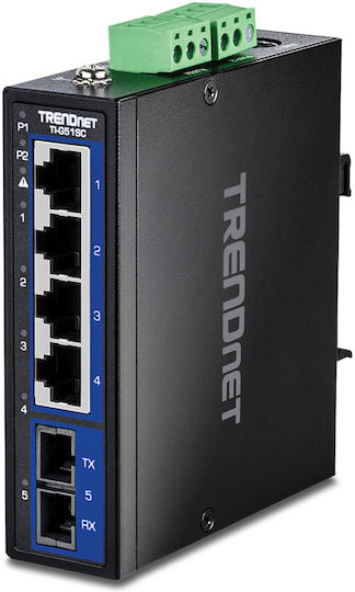 Trendnet TI-G51SC Unverwaltet L2 Switch mit 4 Ports Gigabit (1Gbps) Ethernet
