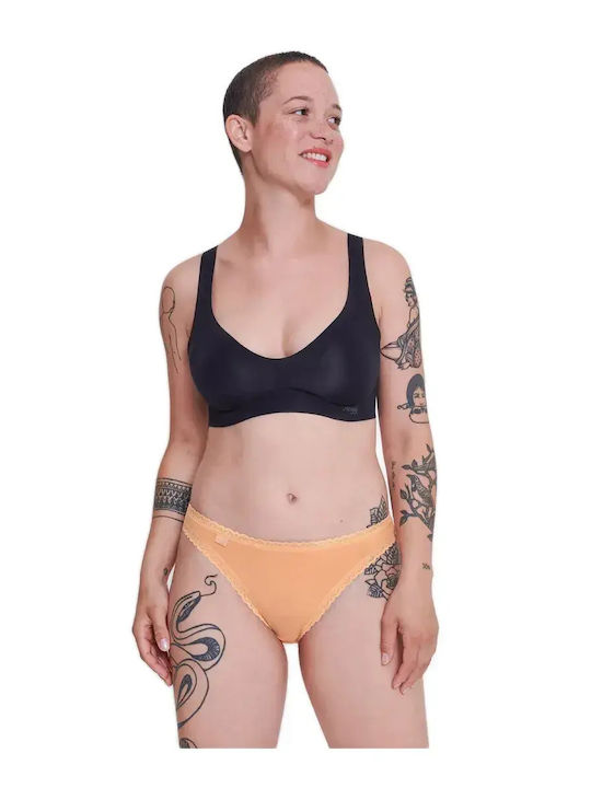 24/7 Weekend H Tanga Βαμβακερά Women's Slip 3Pack with Lace Somone/veraman/ombre