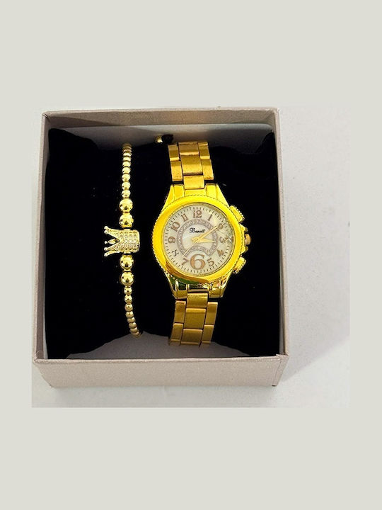 Velve Damen Uhr mit Gold Metallarmband