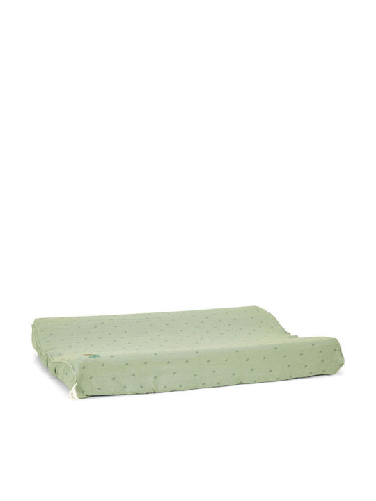 Little Dutch Abdeckung für Wickelauflage Pure aus Stoff Pure Sage