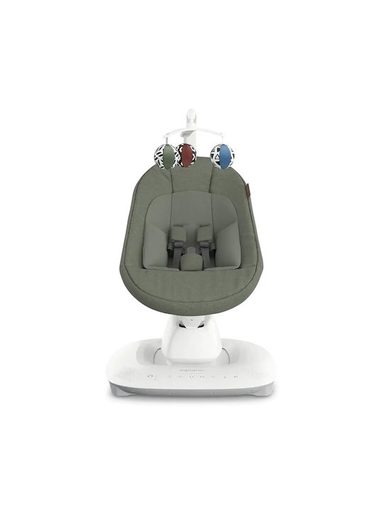 UPPAbaby Ηλεκτρικό Relax Μωρού Κούνια Mamaroo Smart Camila Dark Green Mélange για Παιδί έως 11.3kg