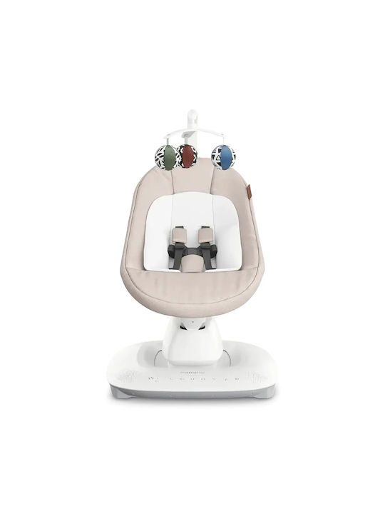 UPPAbaby Ηλεκτρικό Relax Μωρού Κούνια Mamaroo Smart Charlie Sand Mélange για Παιδί έως 11.3kg