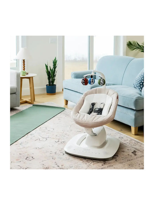 UPPAbaby Ηλεκτρικό Relax Μωρού Κούνια Mamaroo Smart Wells Dark Taupe Mélange για Παιδί έως 11.3kg