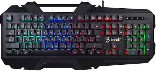 A4Tech B150N Gaming Tastatur mit RGB-Beleuchtung (Griechisch)