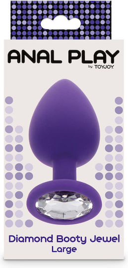 ToyJoy Booty Jewel Πρωκτική Σφήνα Large Μωβ