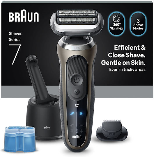 Braun 2087839 Aparat de Ras Electric Față Reîncărcabil
