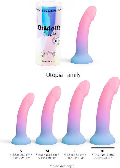 Love to Love Dildo Mit Saugnapf Rosa