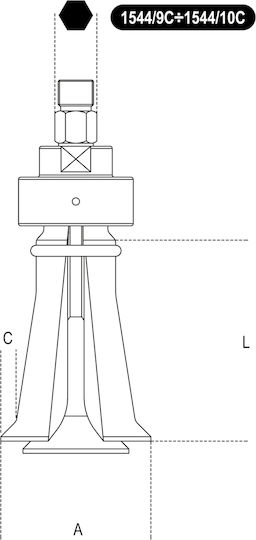Beta Εξωλκέας για Ρουλεμάν 75mm Εσωτερικός