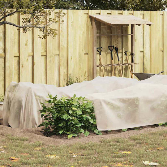 vidaXL 42021019 Antifreeze Cover Fabric 120g/m² 20x1.6m Beige