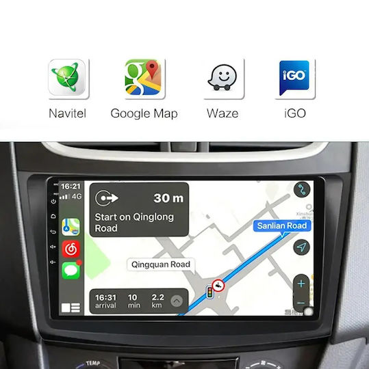 Car Audio System for Hyundai Matrix 2001-2010 (Bluetooth/USB/WiFi/GPS/Apple-Carplay/Android-Auto) with Touch Screen 9"