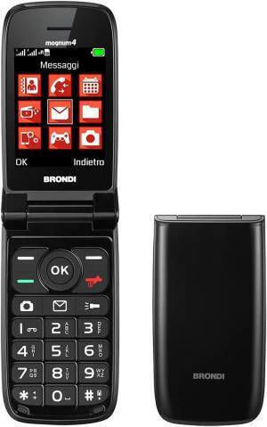 Brondi Magnum 4 Dual SIM Κινητό με Κουμπιά Μαύρο