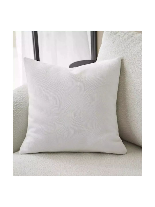 Gofis Home Decorative Pillow Case Nimbus 447 Velvet Polar White 447/26 50x50cm
