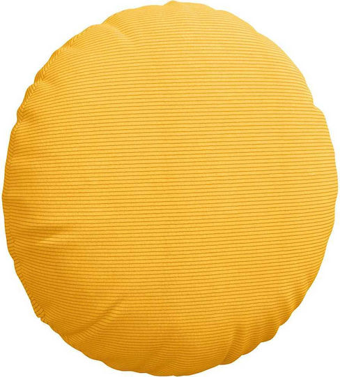 vidaXL Velvet Sofa Cushion Soft Yellow 60x60cm