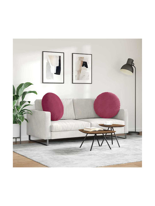 vidaXL Sofa-Kissen aus Samt Rote 29x80cm