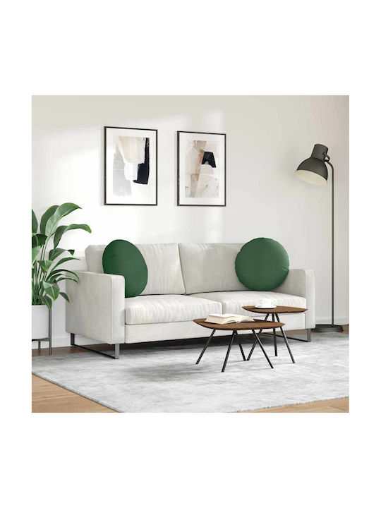 vidaXL Sofa-Kissen Aus Samt Dunkelgrün 50x50cm