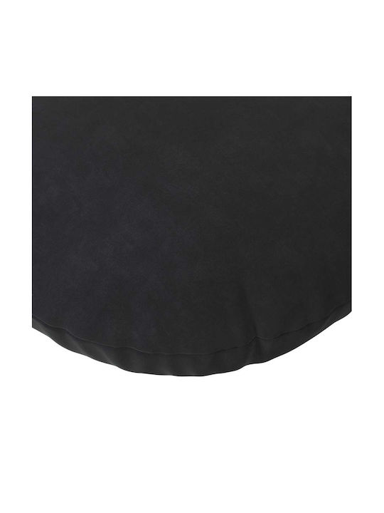 vidaXL Perna De Canapea Din Catifea Neagră 29x80cm