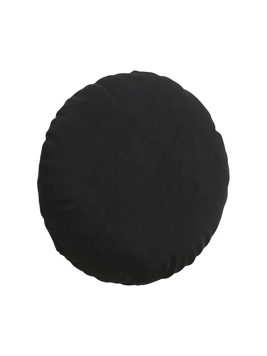 vidaXL Perna De Canapea Din Catifea Neagră 29x80cm