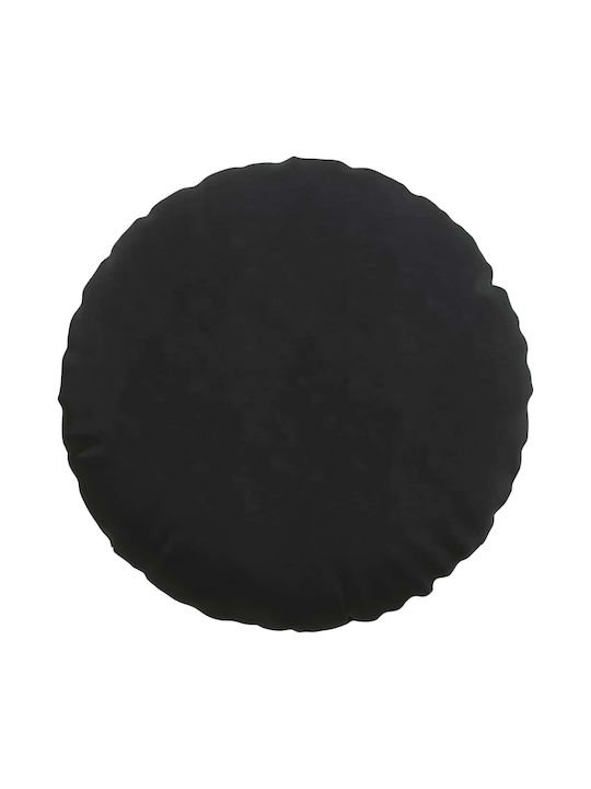 vidaXL Perna De Canapea Din Catifea Neagră 29x80cm