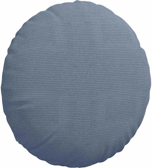 vidaXL Възглавница За Диван От Кадифе Син 60x60см