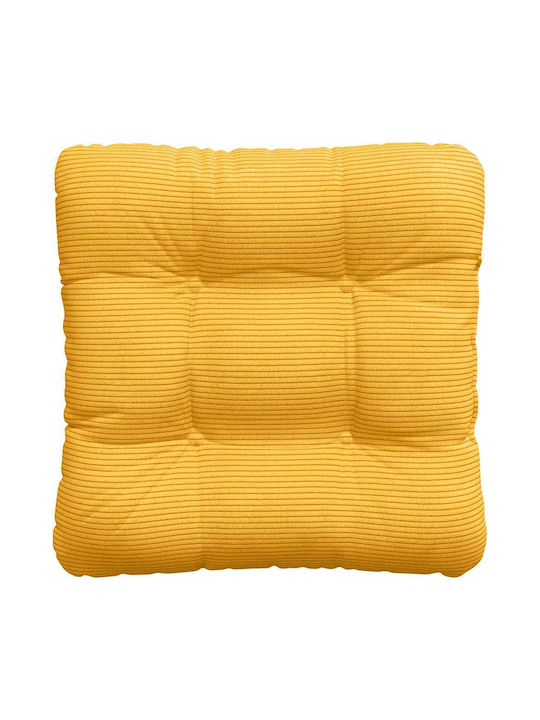 vidaXL Perna De Canapea Moale Galbenă 40x40cm