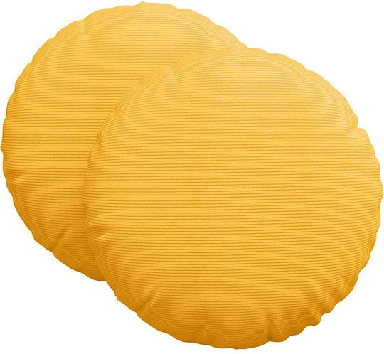 vidaXL Sofa-Kissen aus Samt Sanft Gelb 80x80cm