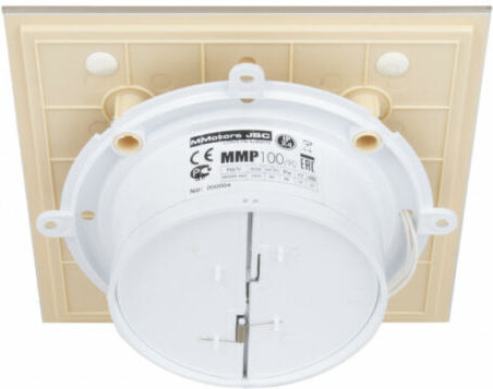Mmotors MMP-100 De perete Ventilator de Baie 100mm Bej