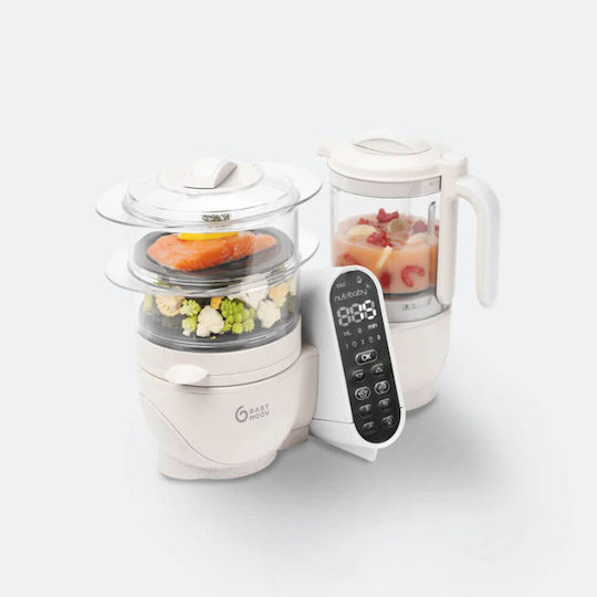 Babymoov Aparat de gătit cu aburi pentru bebeluși cu Blender 2.2lt