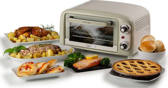 Ariete Oven Ηλεκτρικό Φουρνάκι 10lt Χωρίς Εστίες Μπεζ