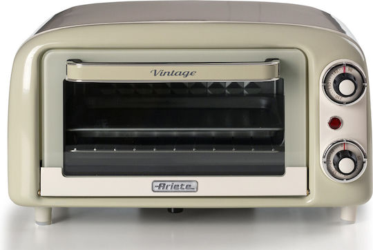 Ariete Oven Ηλεκτρικό Φουρνάκι 10lt Χωρίς Εστίες Μπεζ
